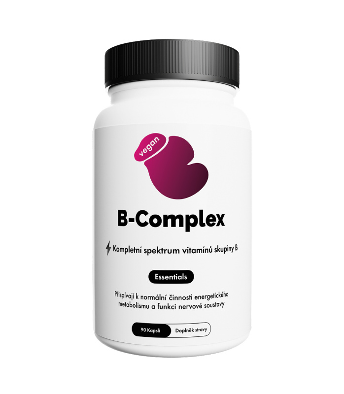 Citronek B-Complex – 90 veganských kapslí | Kompletní spektrum vitaminů B pro energii