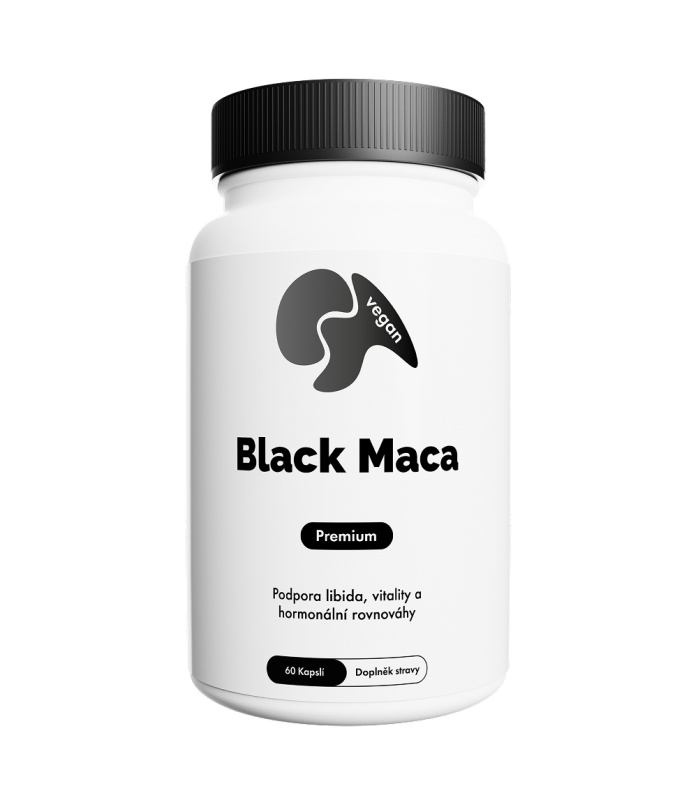 Černá Maca – 60 veganských kapslí | Extrakt 10:1 pro podporu libida a vitality