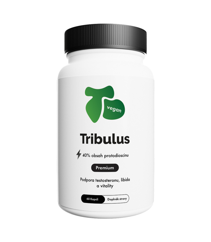 Tribulus – 60 veganských kapslí | 40% Protodioscin pro podporu libida a testosteronu