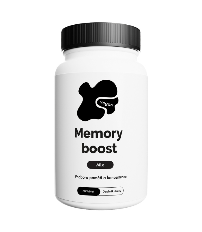 Memory Boost – 60 veganských kapslí | Ginkgo Biloba &amp; Bacopa pro paměť a soustředění