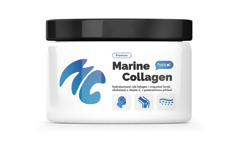 Mořský kolagen Naticol® – 30 dávek | Prášek s pomerančovou příchutí pro pleť, vlasy a klouby