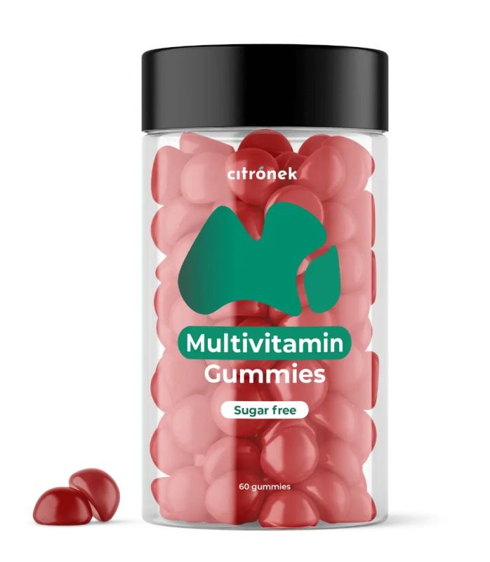 Citronek Multivitamin Gummies bez cukru – veganské