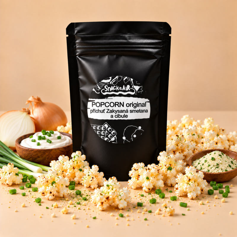 SnackAir Slaná příchuť zakysaná smetana a cibule 70g
