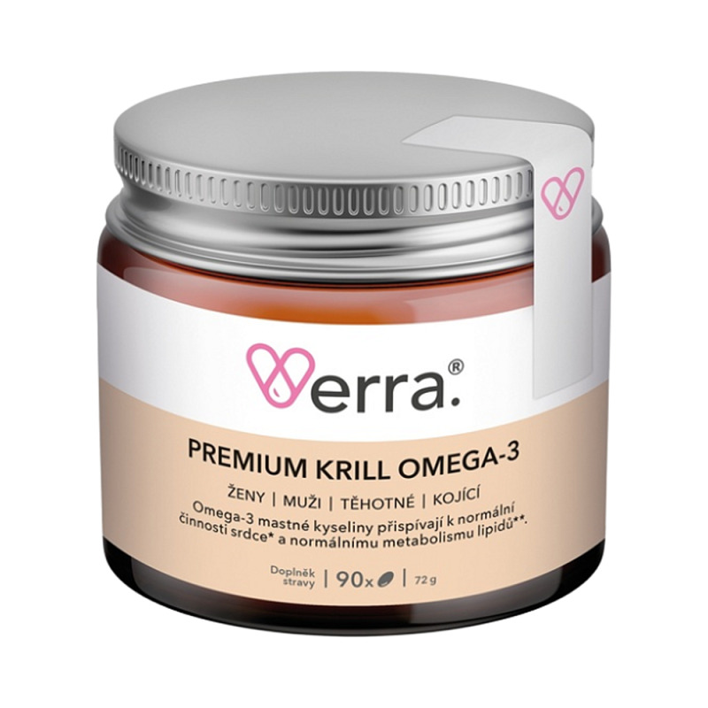 VERRA Premium Krill Omega-3 90 kusů