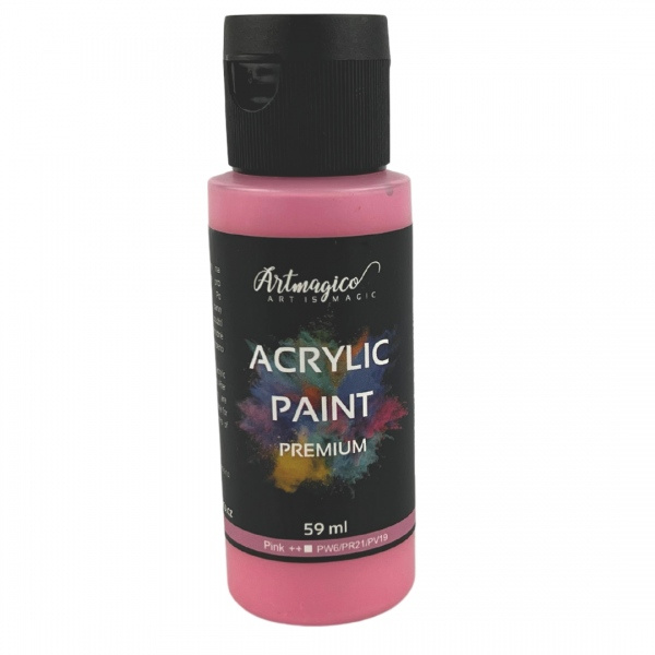 Artmagico - akrylové barvy Premium 59 ml Barva: Pink Artmagico