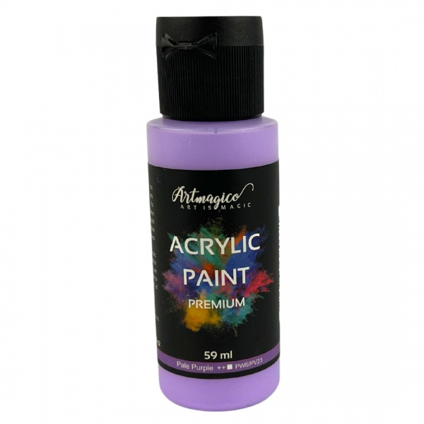 Artmagico - akrylové barvy Premium 59 ml Barva: Pale purple Artmagico