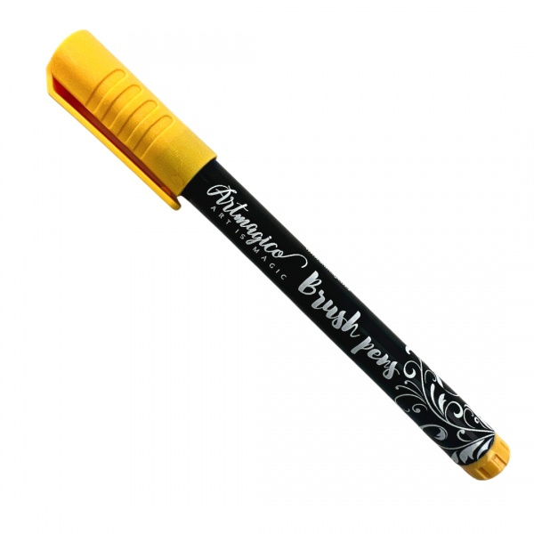 Artmagico Brush pens fixy akrylové Brush peny barvy: Sun Yellow Artmagico