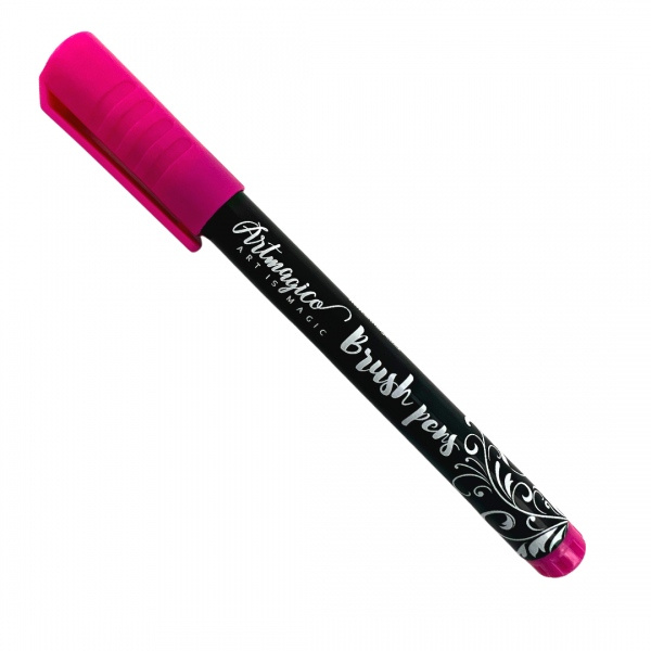 Artmagico Brush pens fixy akrylové Brush peny barvy: Pink Artmagico