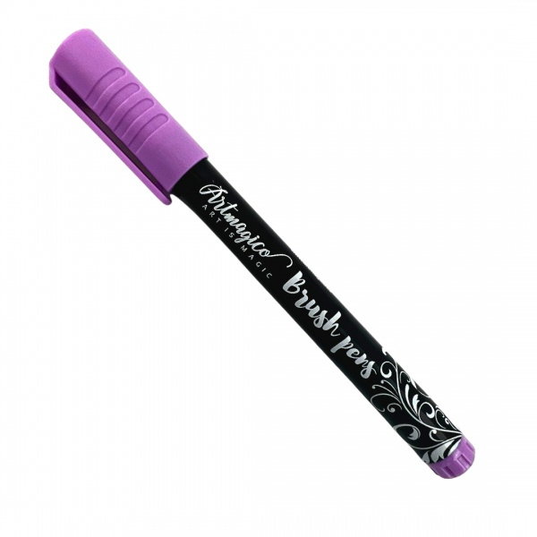 Artmagico Brush pens fixy akrylové Brush peny barvy: Lilac Artmagico
