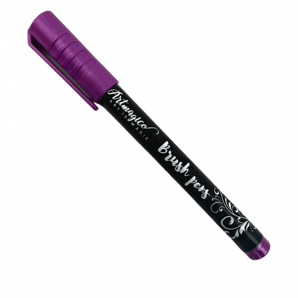 Artmagico Brush pens fixy akrylové Brush peny barvy: Violet Artmagico