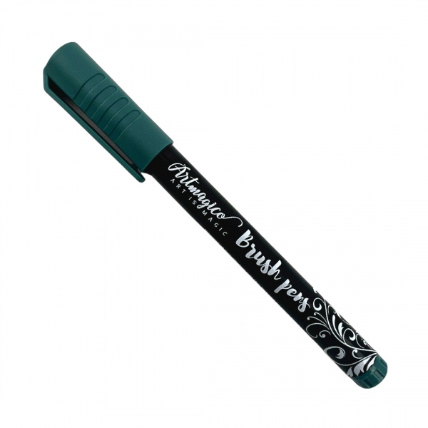 Artmagico Brush pens fixy akrylové Brush peny barvy: Olive Artmagico