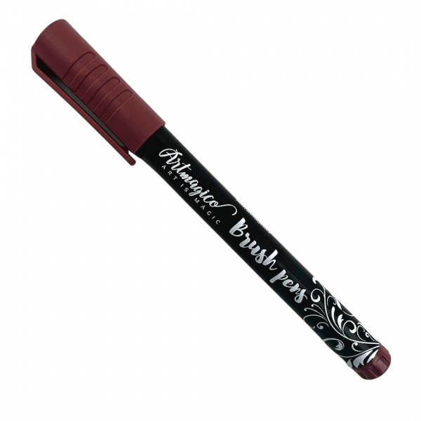 Artmagico Brush pens fixy akrylové Brush peny barvy: Brown Artmagico
