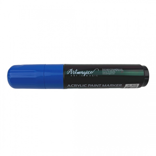 Artmagico akrylový popisovač JUMBO (15 mm) Barva: Modrá Artmagico