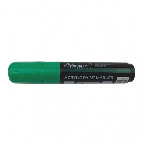 Artmagico akrylový popisovač JUMBO (15 mm) Barva: Zelená Artmagico