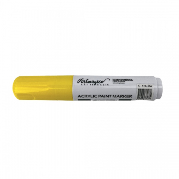 Artmagico akrylový popisovač XL (10 mm) Barva: Žlutá Artmagico