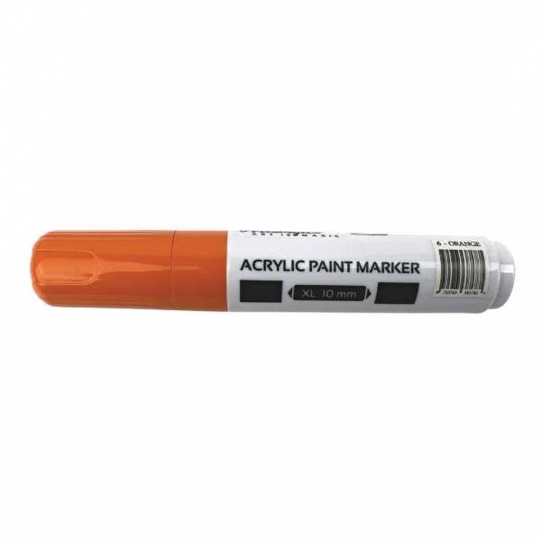 Artmagico akrylový popisovač XL (10 mm) Barva: Oranžová Artmagico
