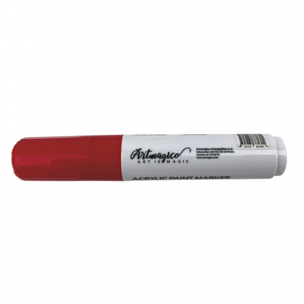 Artmagico akrylový popisovač XL (10 mm) Barva: Červená Artmagico