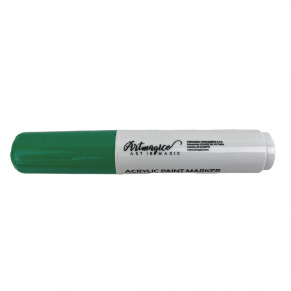 Artmagico akrylový popisovač XL (10 mm) Barva: Zelená Artmagico