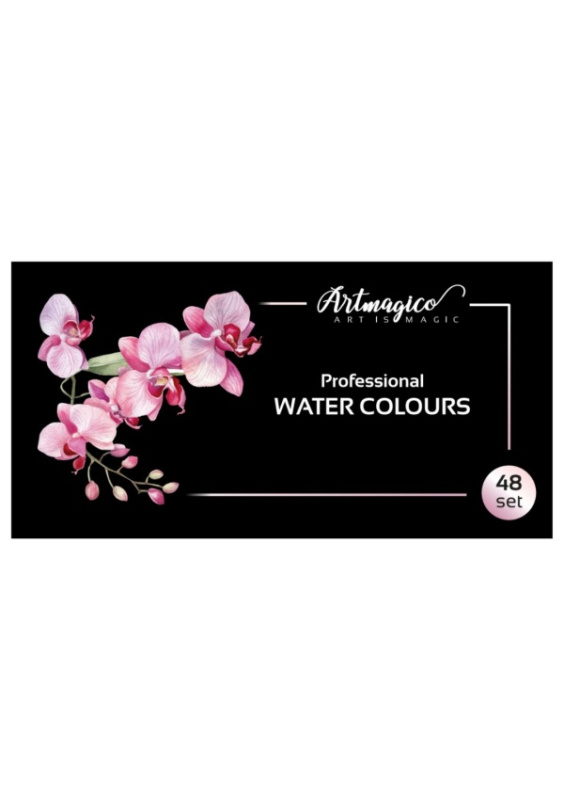 Artmagico - Professional Water colours 48 pcs Artmagico