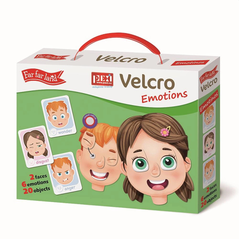 PEXI Velcro skládačky Emoce Emotions