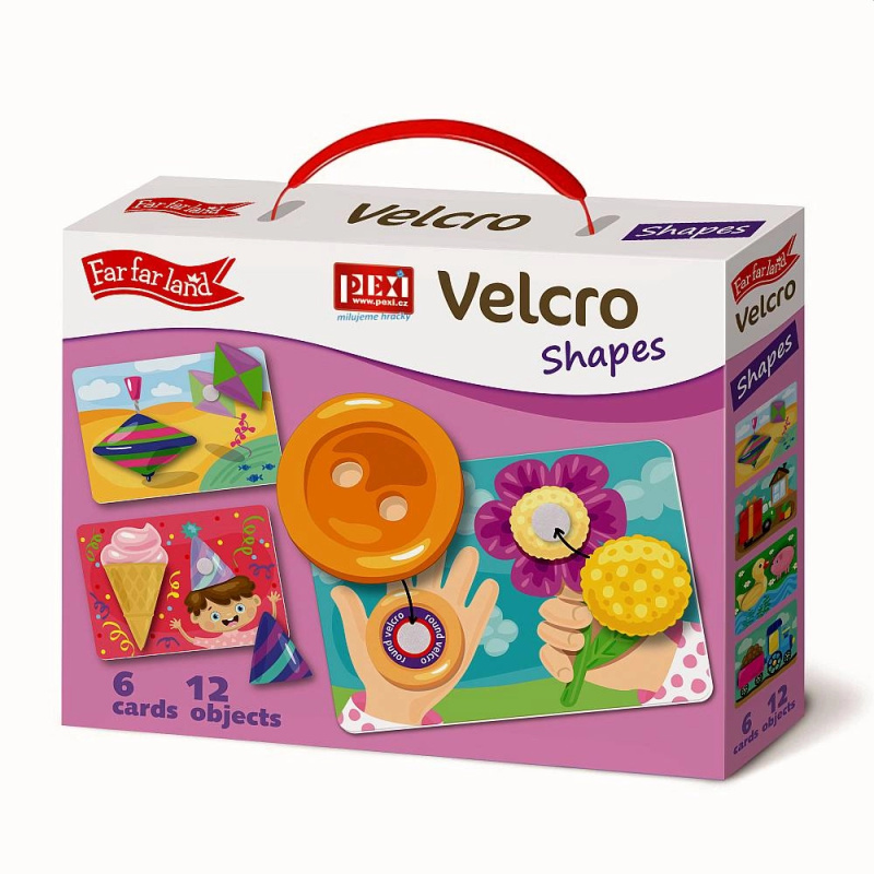 PEXI Velcro skládačky Tvary Shapes