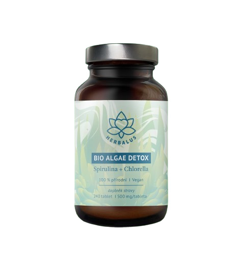 Herbalus BIO Algae Detox - Spirulina a chlorella, 240 tablet