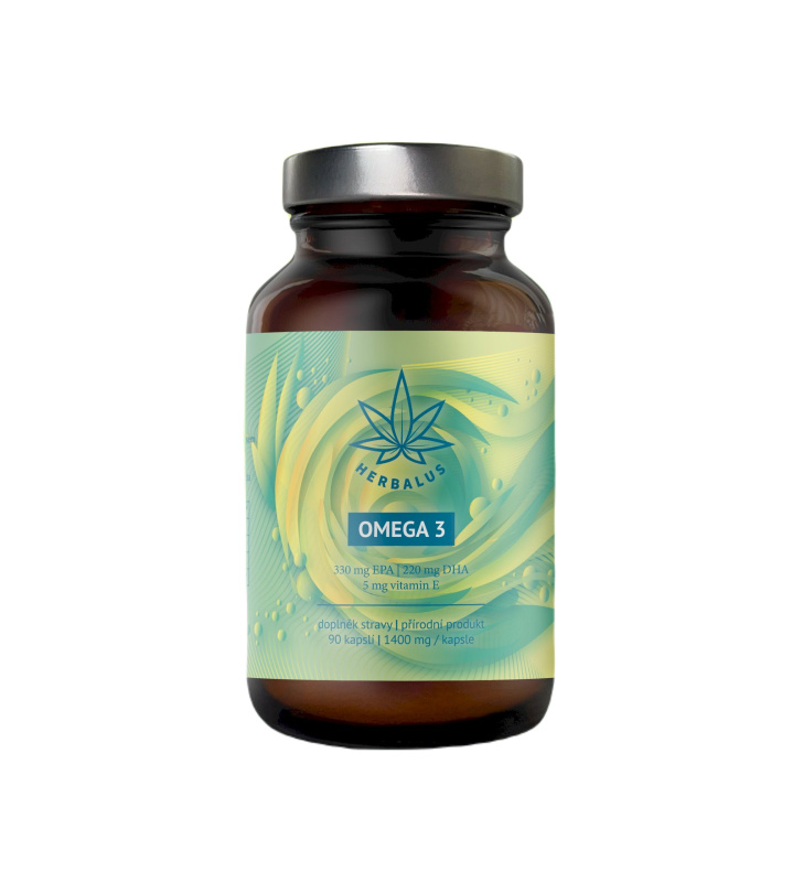 Herbalus Omega 3, 90 ks
