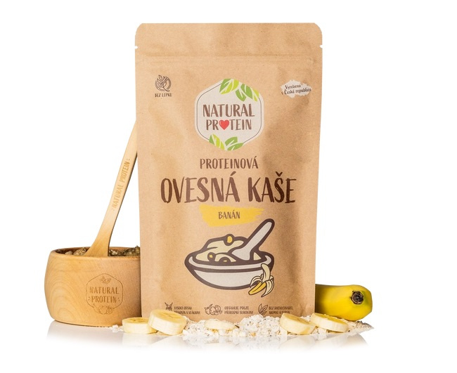 Natural Protein proteinova ovesná kaše- Banán Hmotnost: 60 g