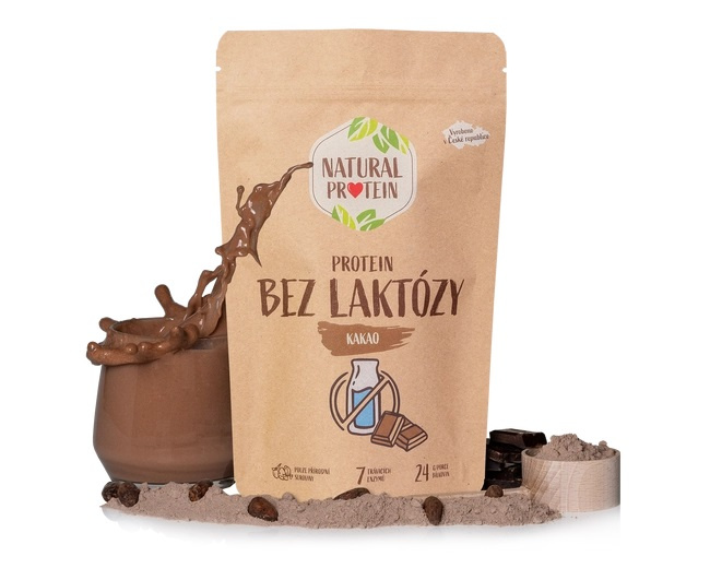 Natural Protein Bezlaktózový protein - Kakao 350g