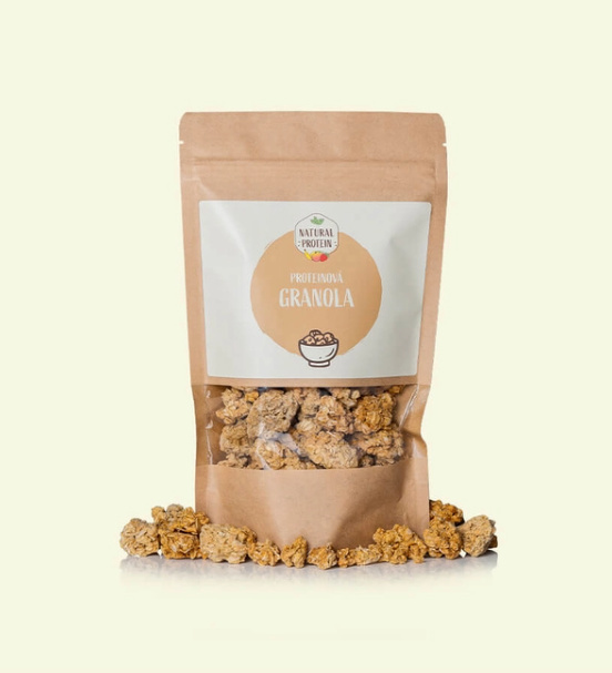 Natural Protein Proteinová granola, 250g