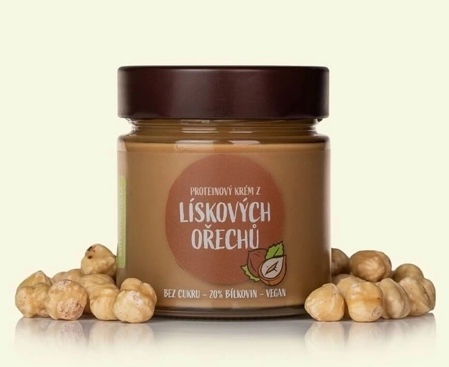 Natural Protein Lískooříškový krém, 250g