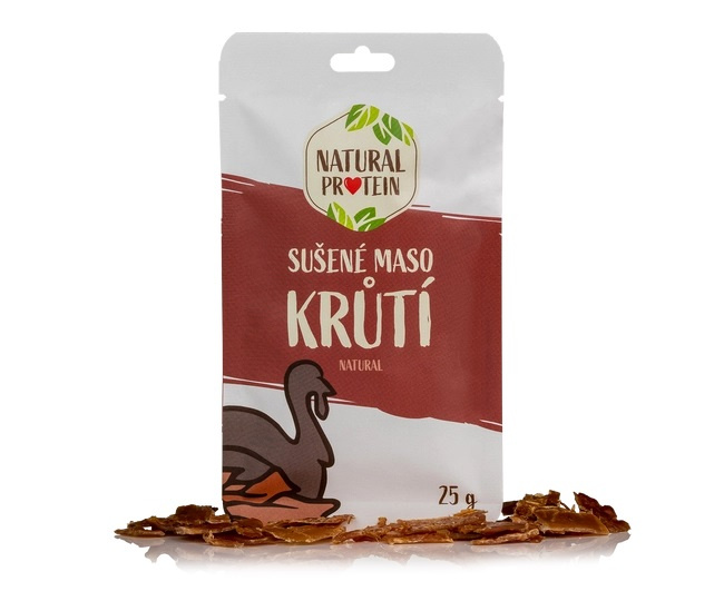 Natural Protein Sušené maso krutí, 25g