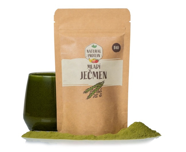 Natural Protein Mladý ječmen BIO, 80g
