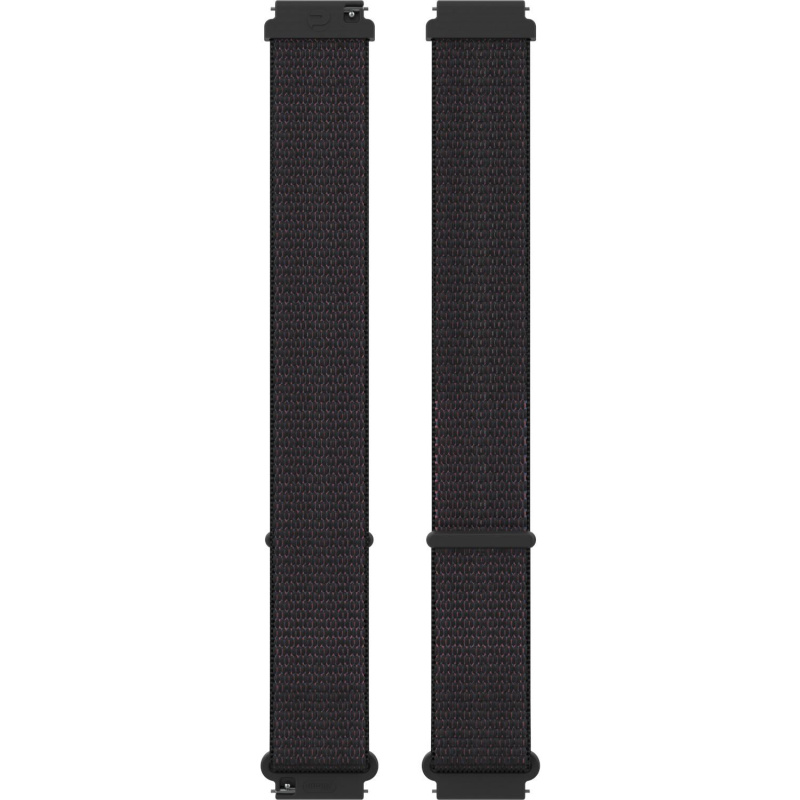 Polar Řemínek 20 mm suchý zip M/L, černá 91081807