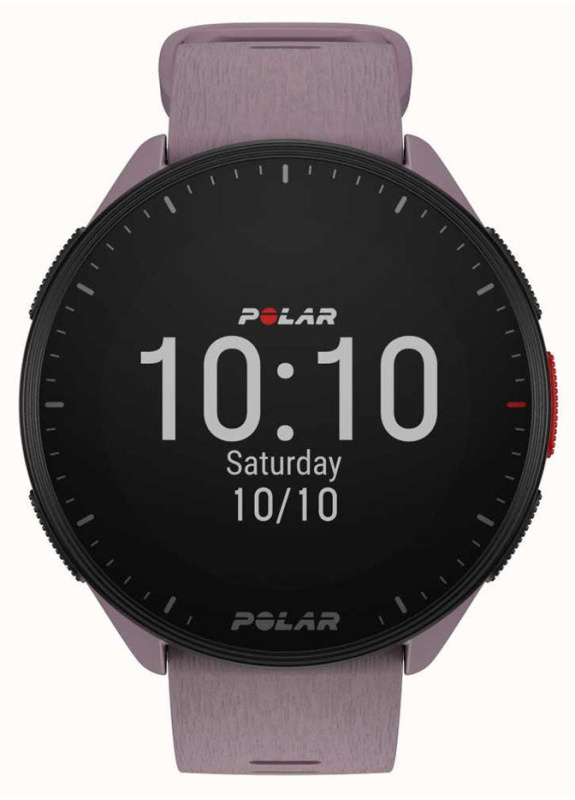 Polar Běžecké hodinky Pacer s GPS, velikost S-L, světle šeříková 900102177