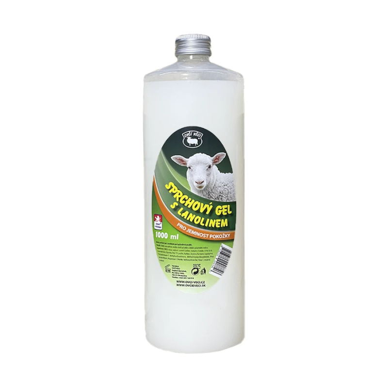 OVČÍ VĚCI Sprchový gel s lanolinem – 1000 ml