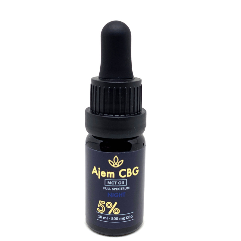 Fullspectrum CBG 5% (MCT olej) - 10ml (AjemFiT) AJEM1