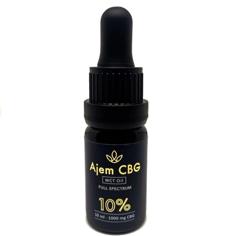 Fullspectrum CBG 10% (MCT olej) - 10ml (AjemFiT) AJEM2