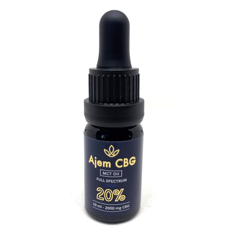 Fullspectrum CBG 20% (MCT olej) - 10ml (AjemFiT) AJEM3