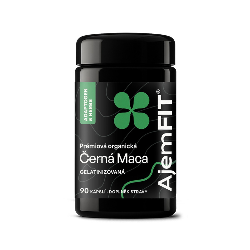 ORGANIC Prémiová Černá Maca (Peru) - 90 kapslí | AjemFIT AJEM23