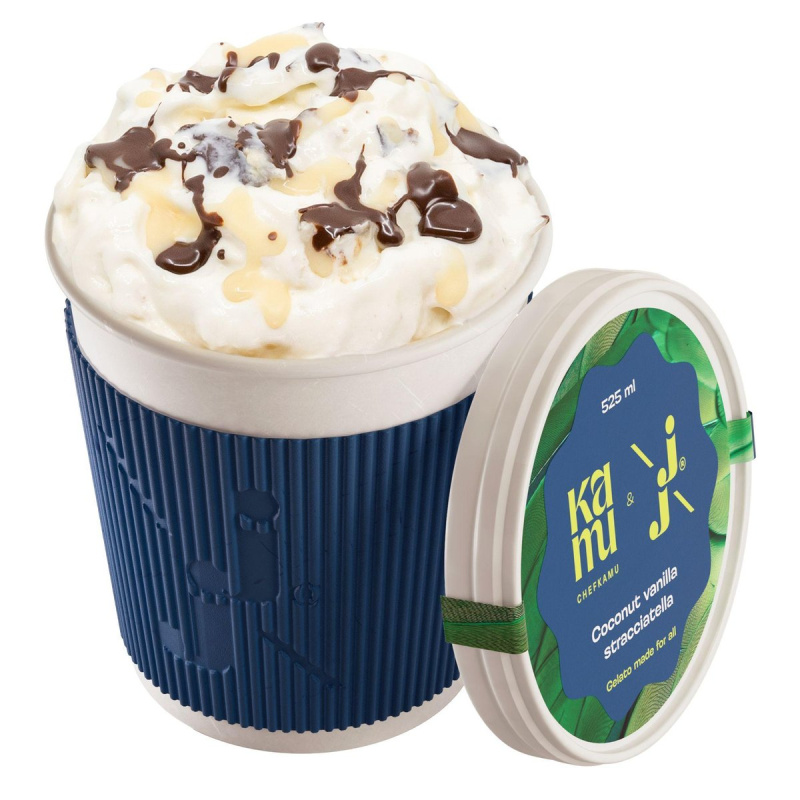 Ještě jednu & Kamu Zmrzlina coconut vanilla stracciatella