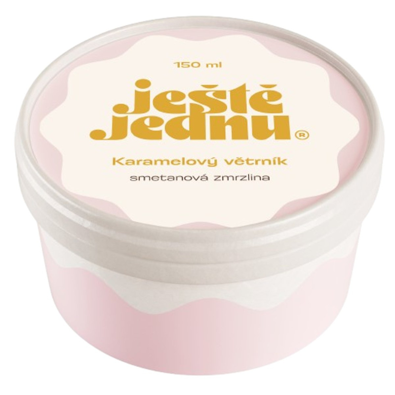 Ještě jednu Zmrzlina karamelový větrník