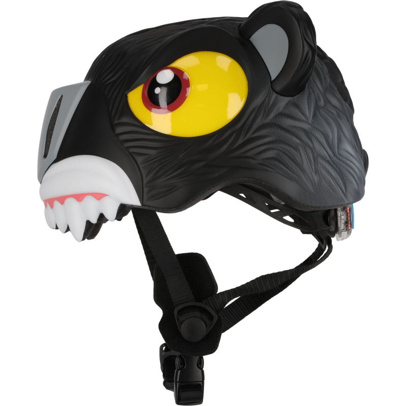 Crazy Safety Panther, cyklistická helma, junior, černá