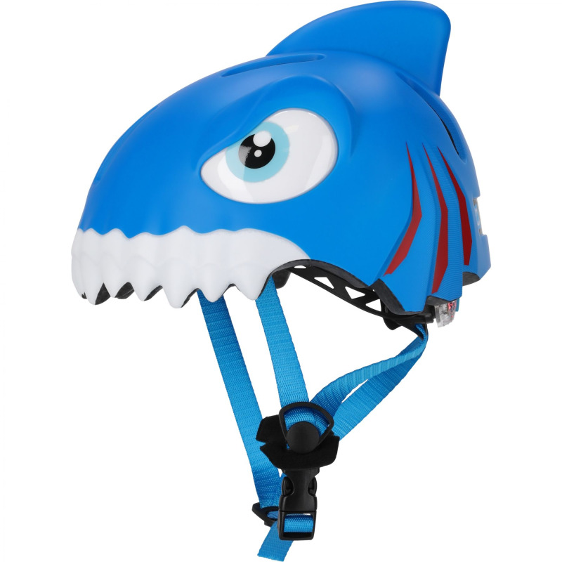 Crazy Safety Shark, cyklistická helma, junior, modrá