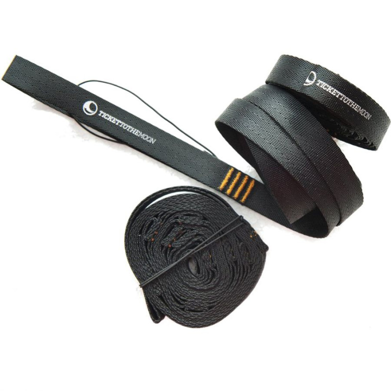 Ticket to the Moon Moon Straps, Popruhy, černá