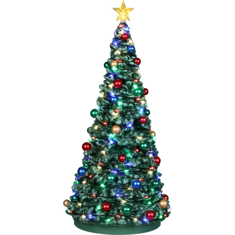 Lemax Vánoční dekorace Outdoor Holiday Tree 24,5 x 11,5 x 11,5 cm