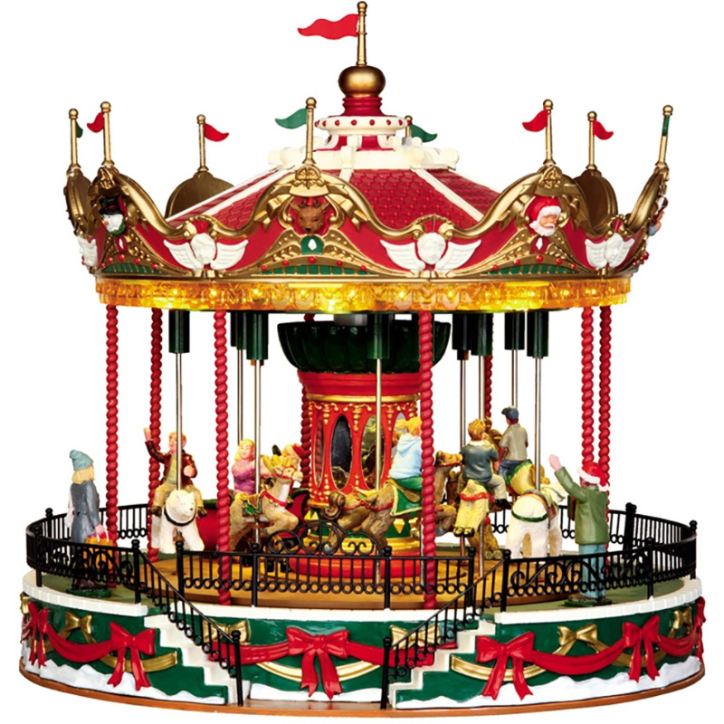 Lemax Vánoční dekorace vánoční kolotoč