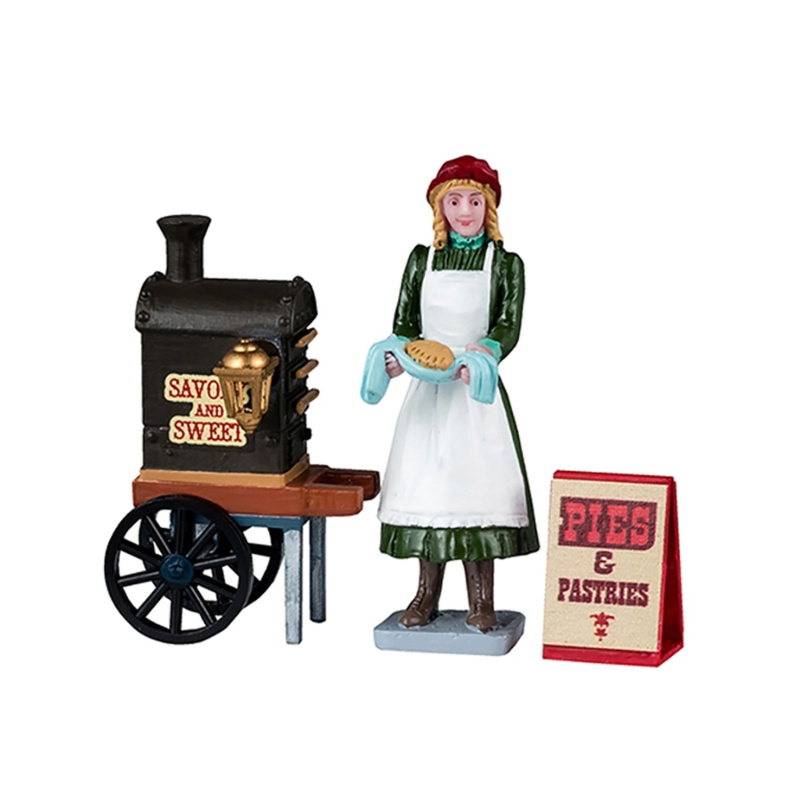 Lemax Vánoční dekorace Slané a sladké koláče a pečivo, 3dílná sada