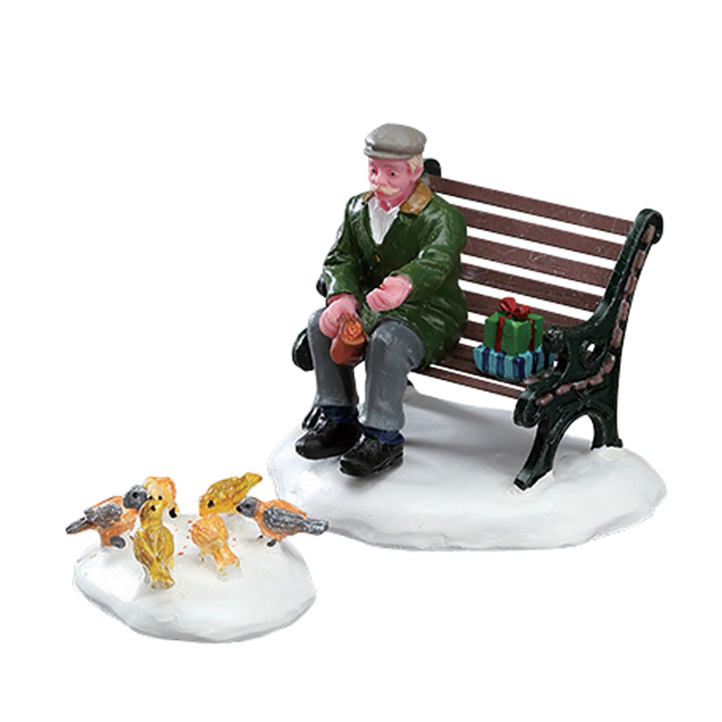 Lemax Vánoční dekorace krmení ptáčků