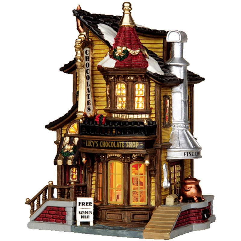 Lemax Vánoční dekorace Luciin obchod s čokoládou